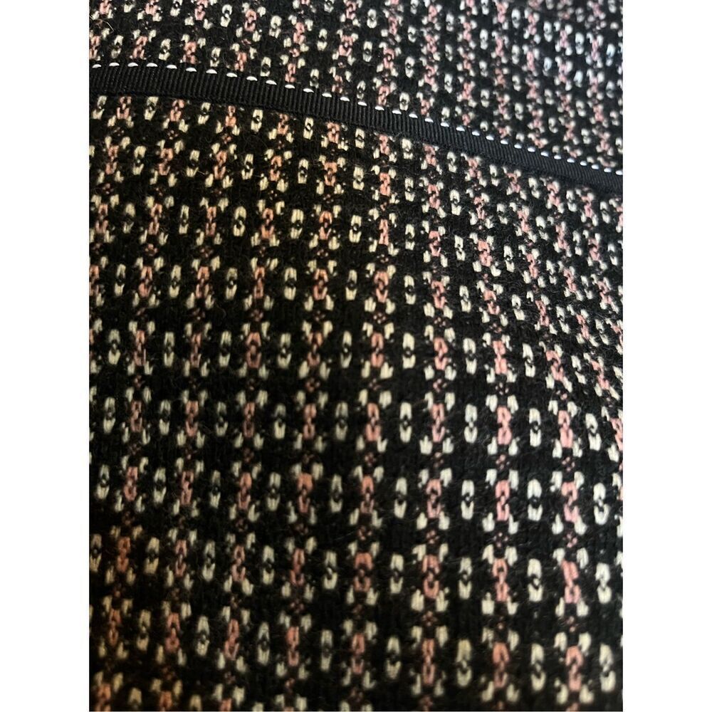 Ann Taylor Wool Blend Blk/Gray/Pink Classic Tweed Business Skir… - Picture 4 of 7